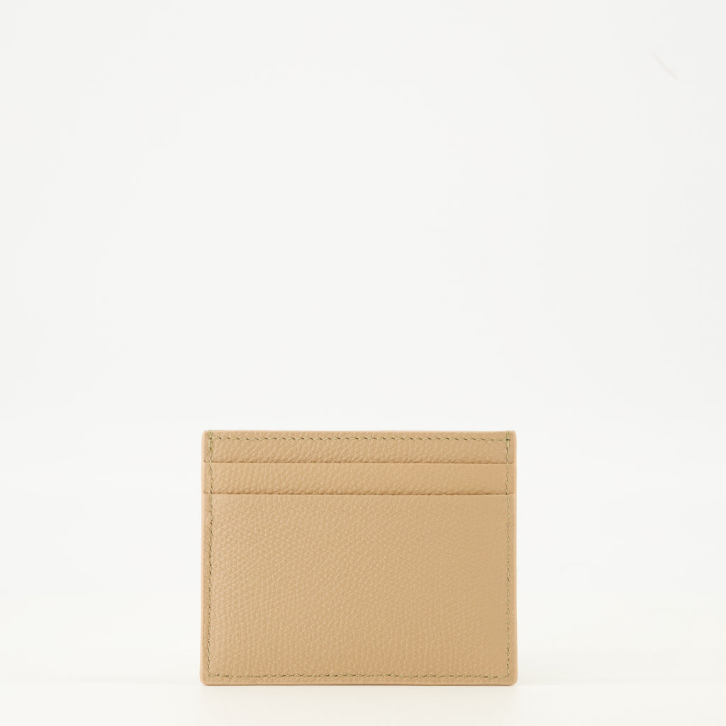 Petite maroquinerie Porte-cartes Vlogo beige Valentino Garavani Beige Femme