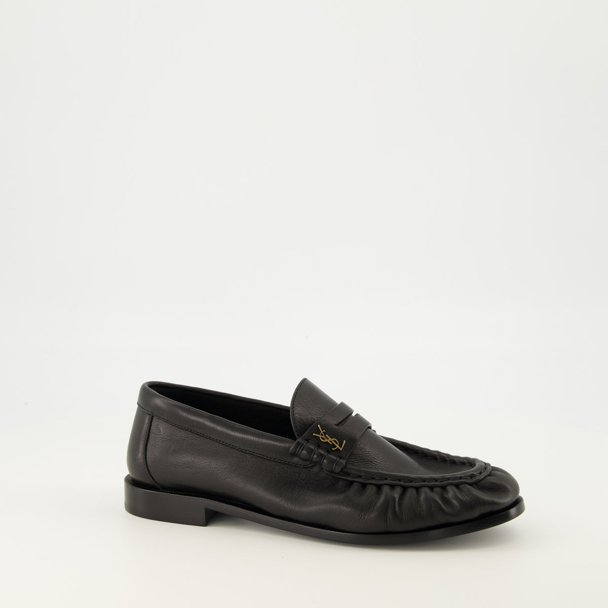 Mocassins 로퍼 섭플 블랙 로퍼 Saint Laurent Noir Femme