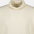 Imagen del artículo suéter de cuello alto Ami corazón de la marca Ami PARIS para Unisex - Temporada Otoño-Invierno 2025 - Vista Detallada_3