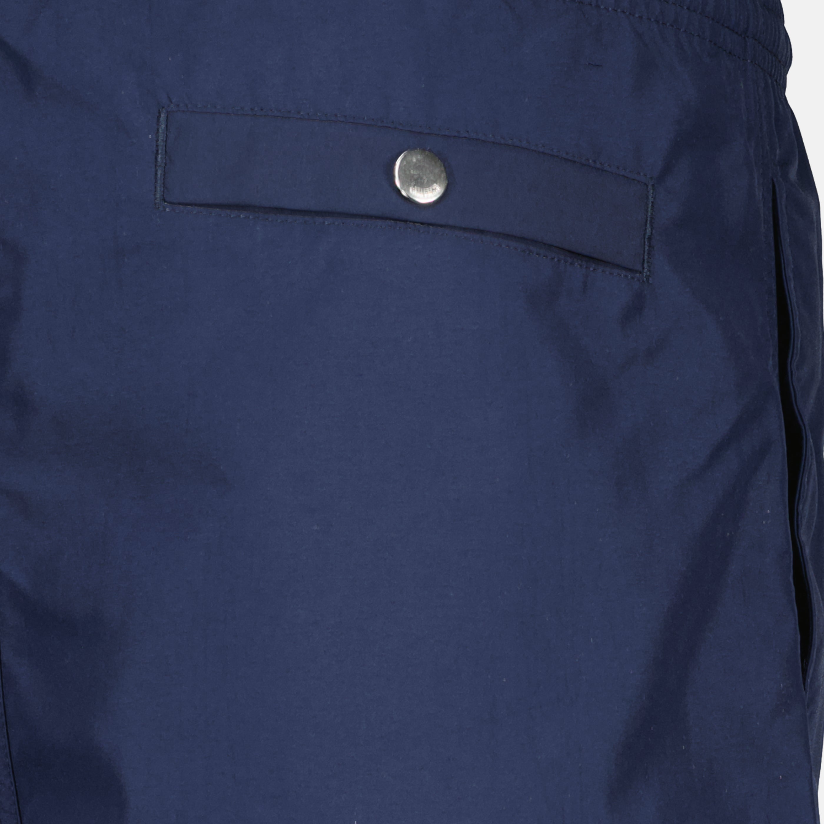 Image of the navy blue swimsuit by Ami PARIS for Men - Spring-Summer 2026 - Detailed View_2