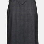 Jupes Jupe en laine Prada Gris Femme