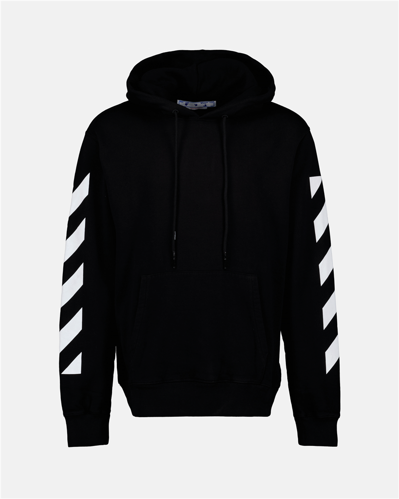 Sweatshirts OMBB097C99FLE012 1001 black white Off-White Schwarz Homme