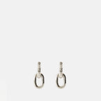 Gioielli Orecchini Link XL Rabanne Argento Femme