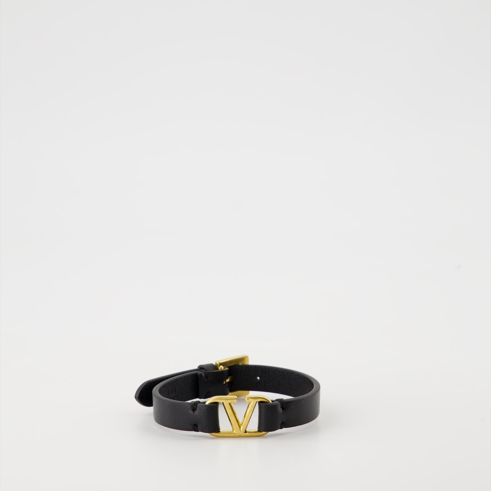 Joias Bracelet VLogo Signature Valentino Garavani Preto Homme