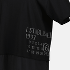 Dresses Printed T-Shirt Dress Mm6 Black Femme