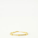 Image de l'article Bracelet Forever à cristaux de la marque Fendi pour Femme - Saison Printemps-Été 2026 - Vue de Face