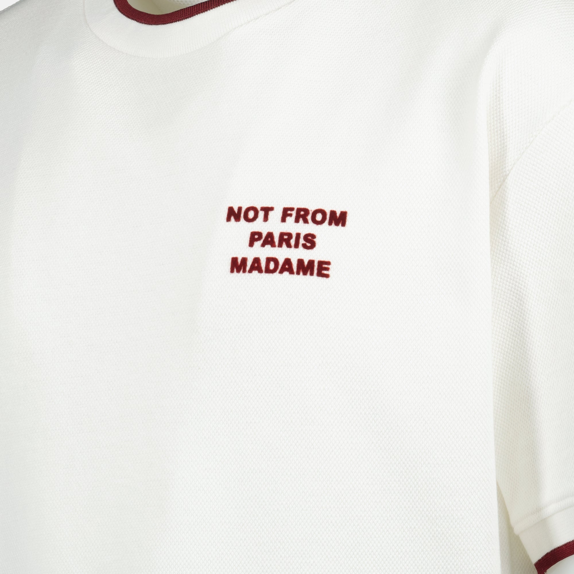 T-shirts T-shirt Slogan Drole De Monsieur Blanc Homme