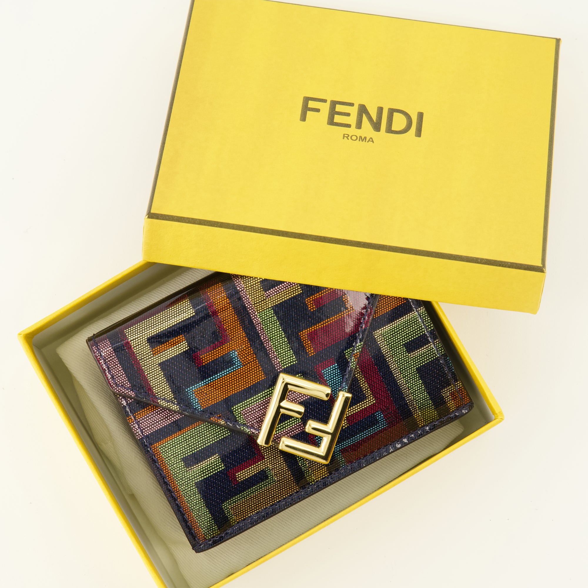 Image de l'article Portefeuilles FF Diamonds multicolore de la marque Fendi pour Femme - Saison Printemps-Été 2026 - Vue détaillée_3