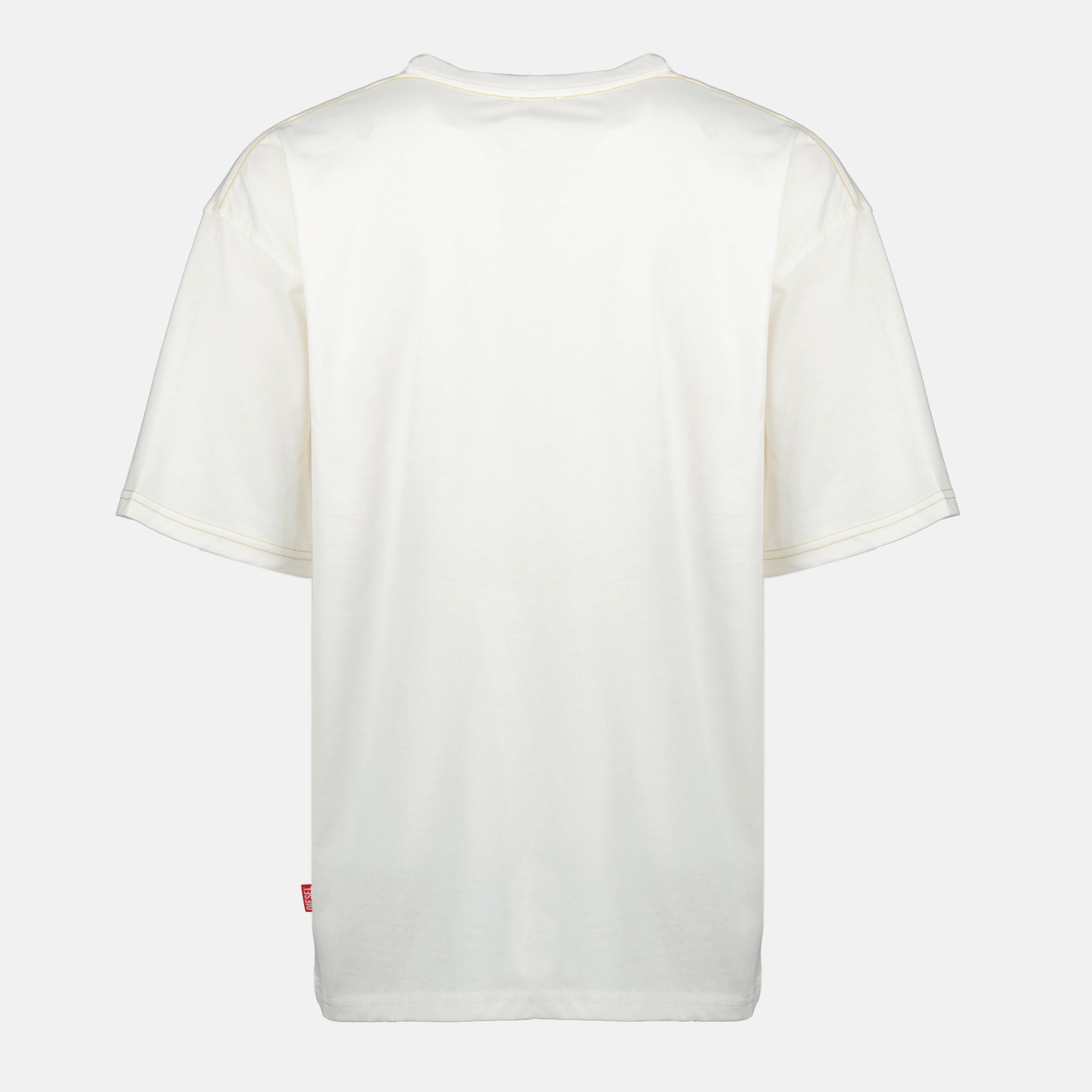 T-shirts T-Boxt-V3 Oversize Bedrucktes T-Shirt Diesel Beige Homme