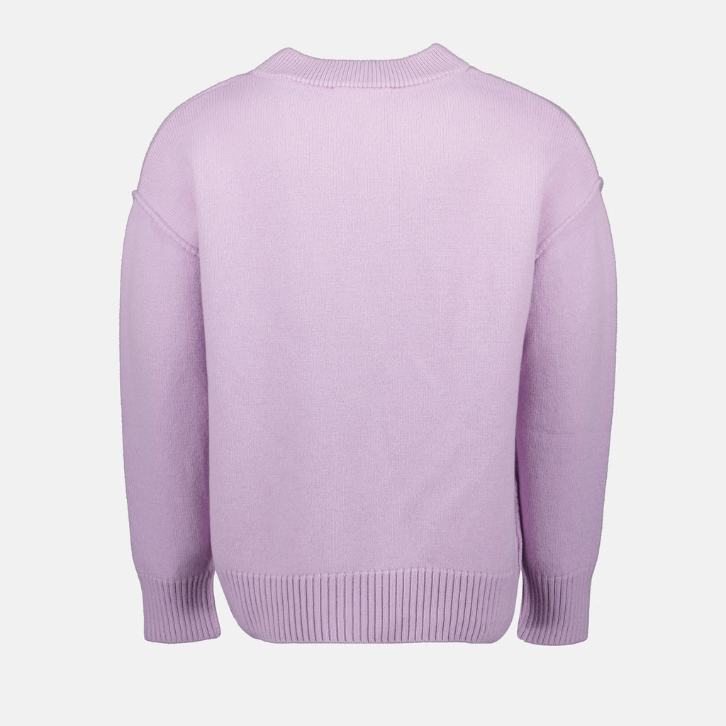 Maille Cardigan Ami de coeur Ami PARIS Violet Unisexe