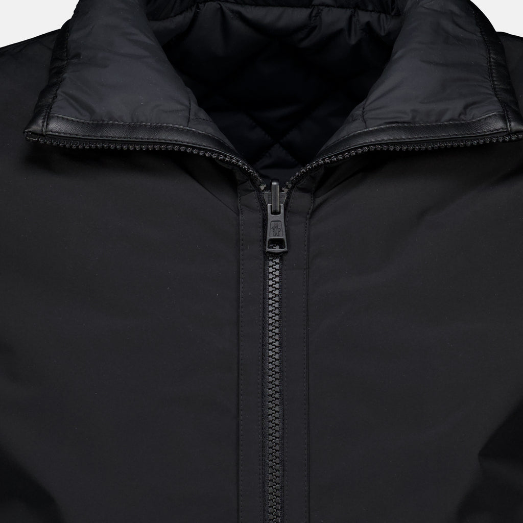 Manteaux Giacca in piuma Delviane reversibile nera Moncler Noir Homme