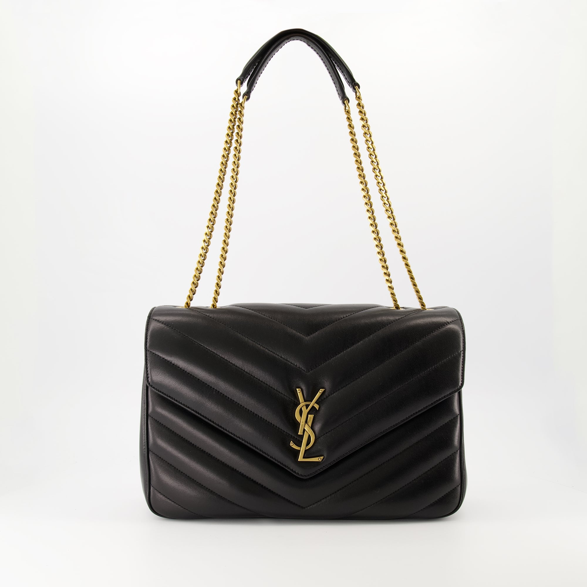 Sacs à main et épaule ラージ・ルルバッグ Saint Laurent Noir Femme