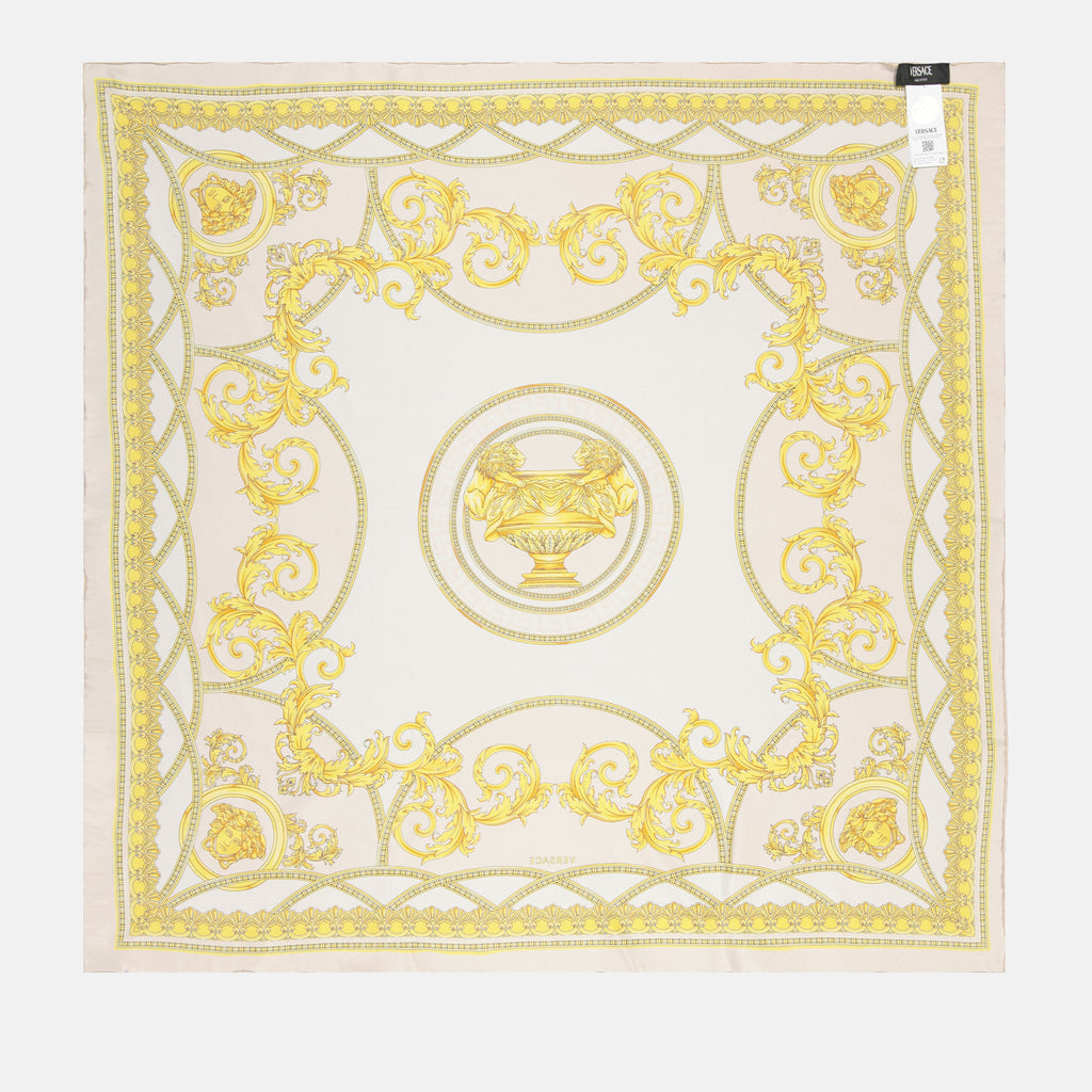 Scarves and gloves Foulard La Coupe des Dieux Versace Gold Femme