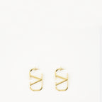 Bijoux Brincos de Metal Dourados VLogo Valentino Garavani Doré Femme
