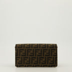 Pouches Pochette FF Baguette Fendi Brown Femme