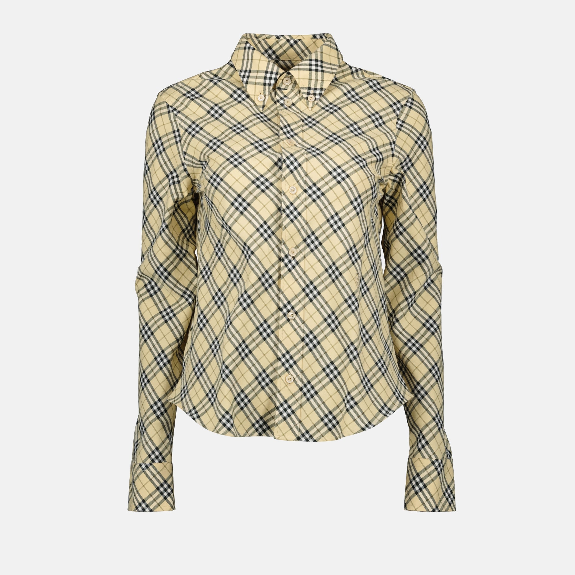 Shirts Checked Shirt Burberry Beige Femme
