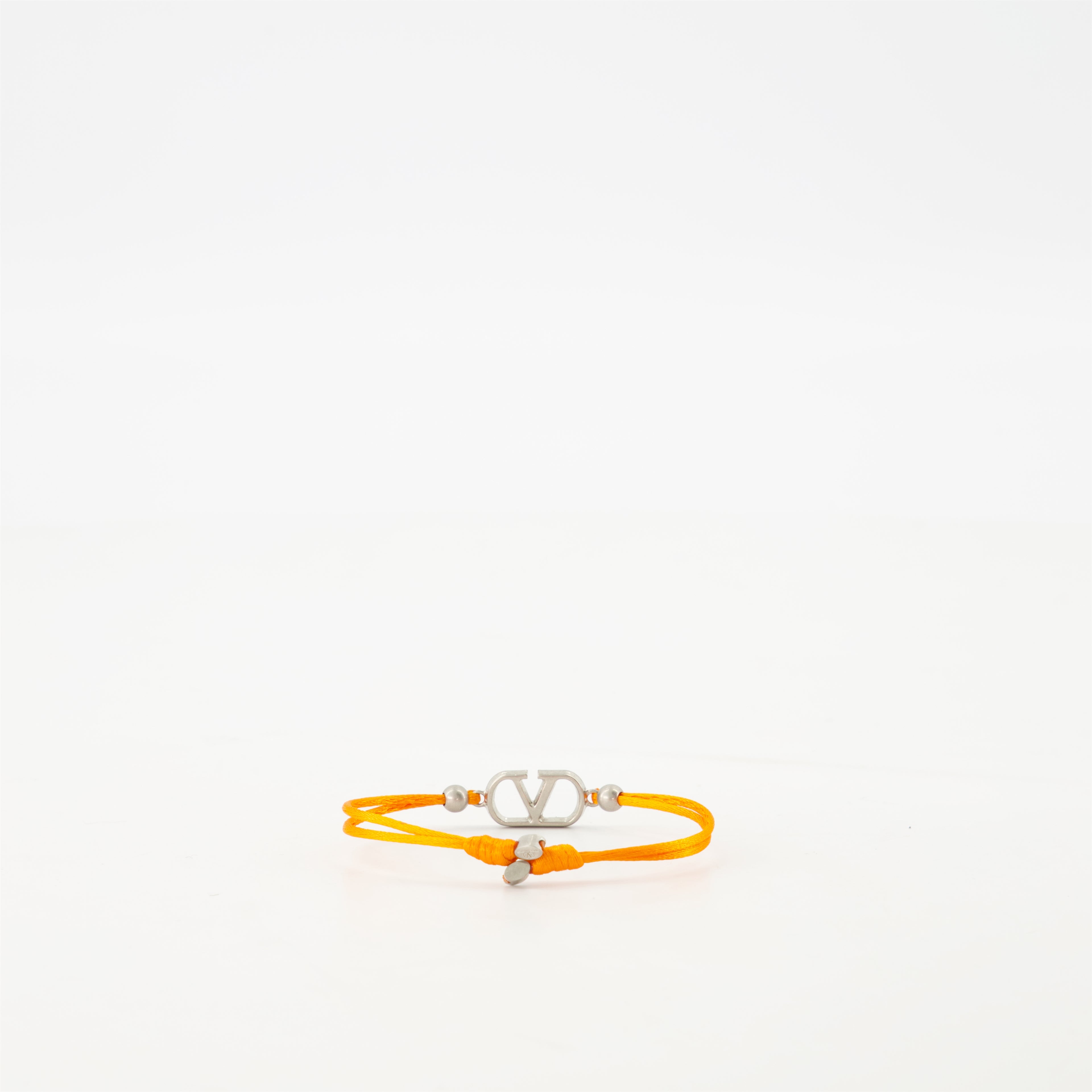 Jewelry VLogo cord bracelet Valentino Garavani Orange Homme
