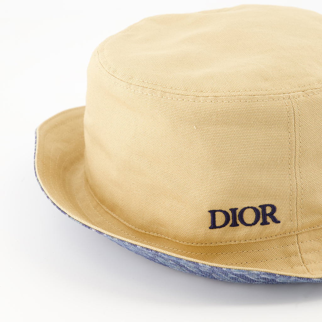 Chapeaux, casquettes et bonnets Bob réversible Dior Oblique Dior Beige Homme