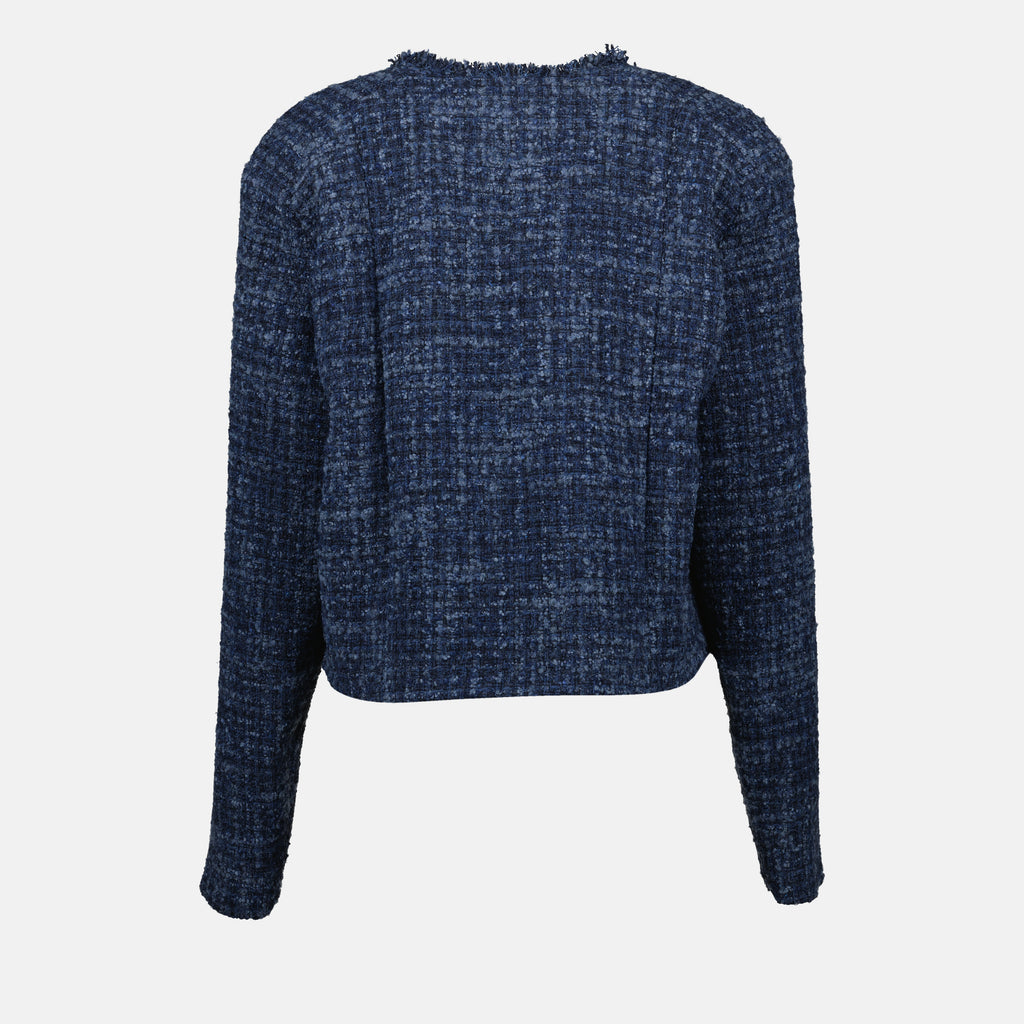 Chaquetas Chaqueta de Tweed Azul Baluna Iro Azul Femme