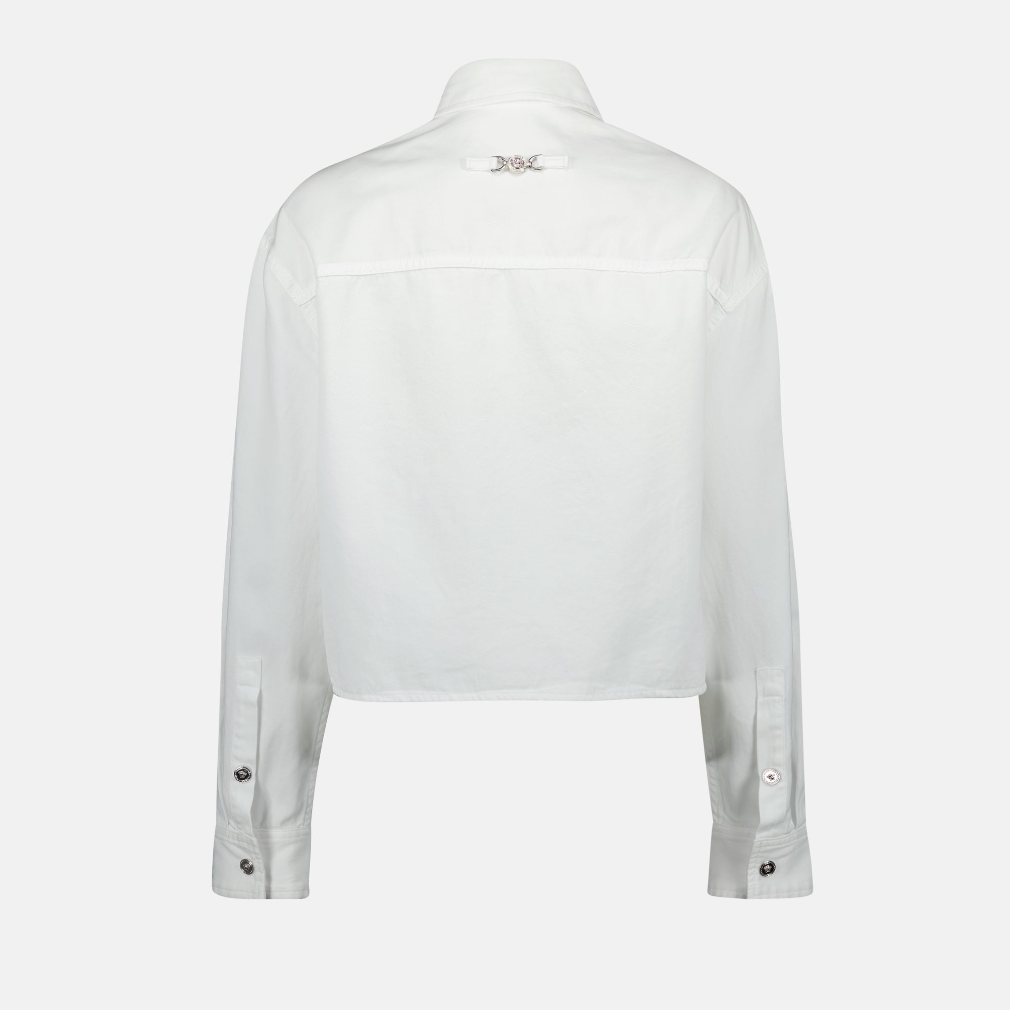 Shirts White Denim Shirt Versace White Femme
