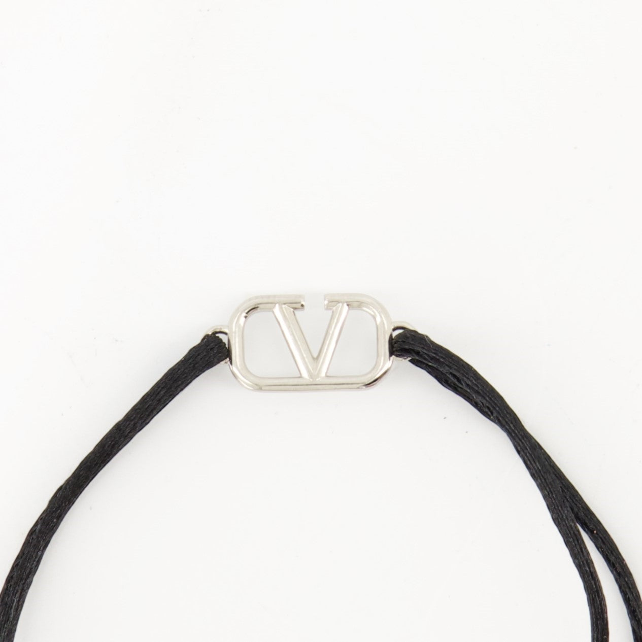 Joias Bracelet cordon Vlogo Valentino Garavani Preto Homme