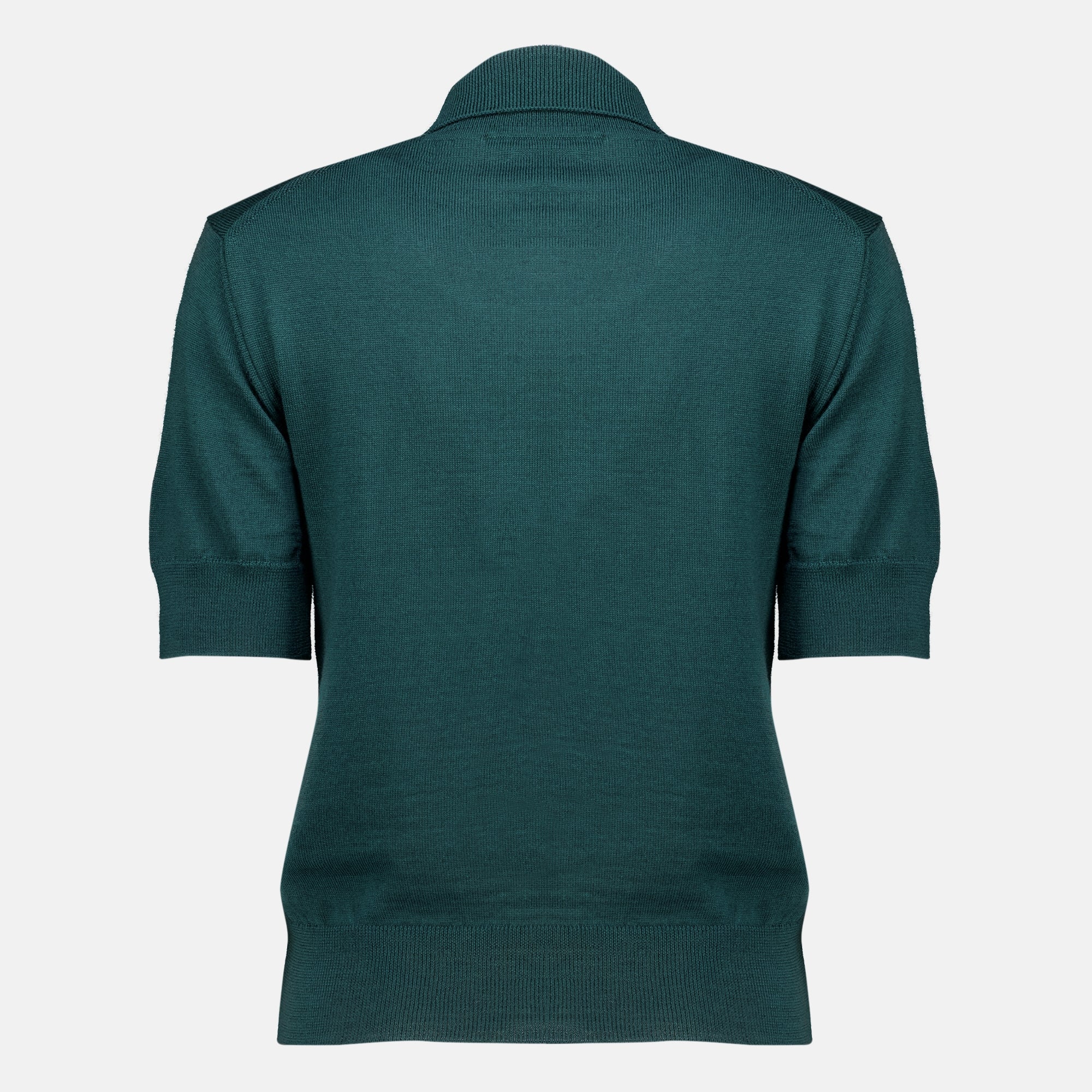 Polos Polo de Coração Verde AMI em Lã Ami PARIS Vert Femme