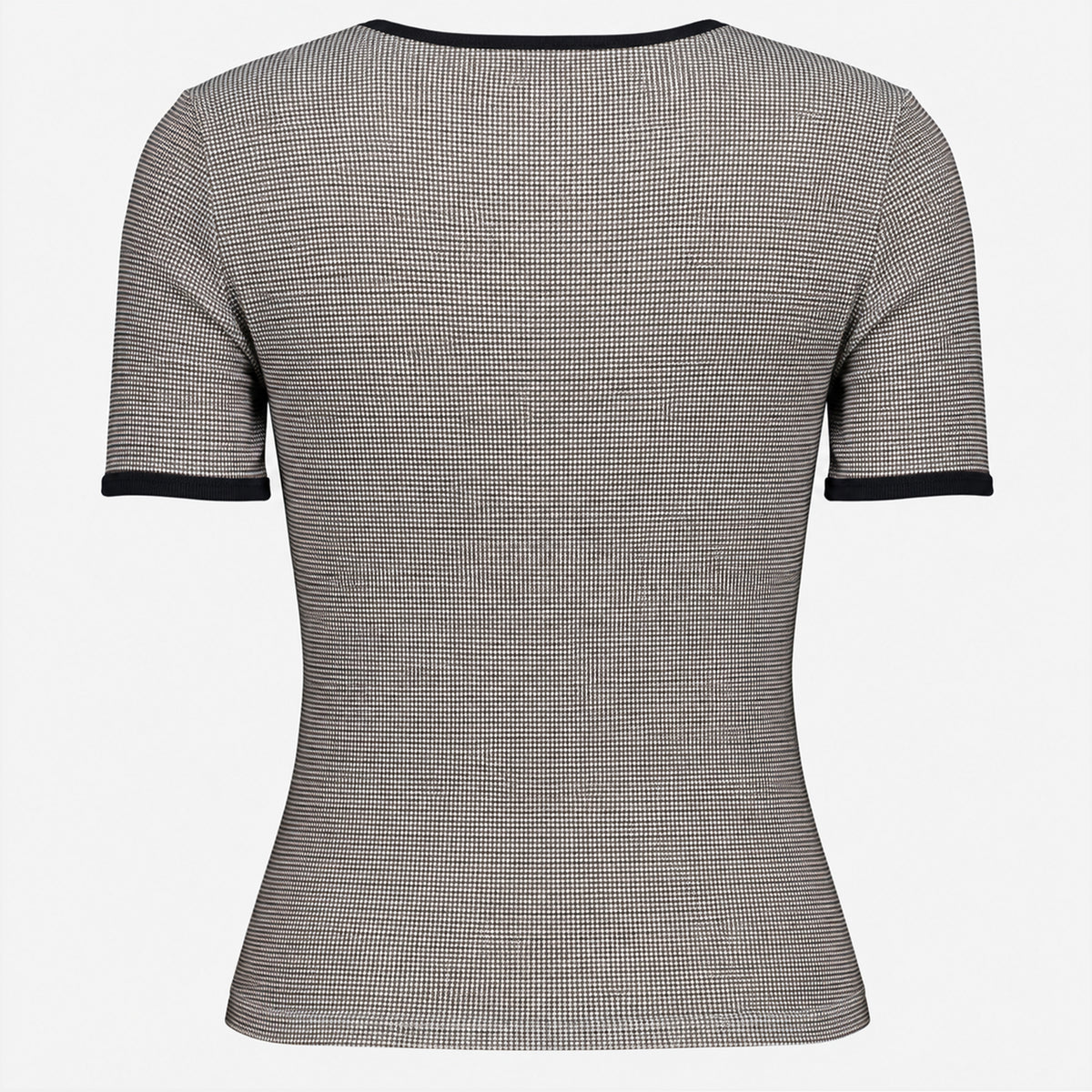 T-shirts T-shirt contraste signature Courrèges Gris Femme