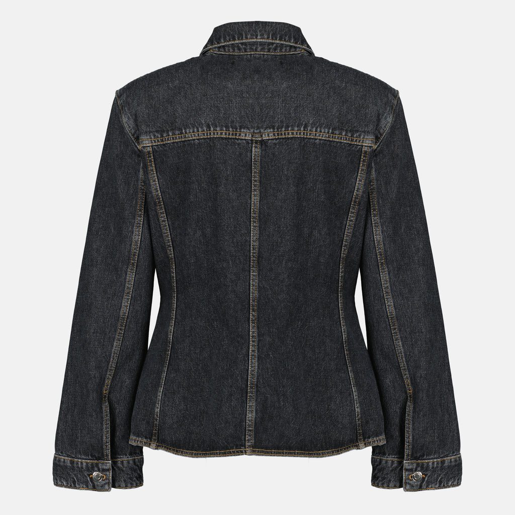 Vestes 다크 블루 데님 재킷 Iro Bleu foncé Femme