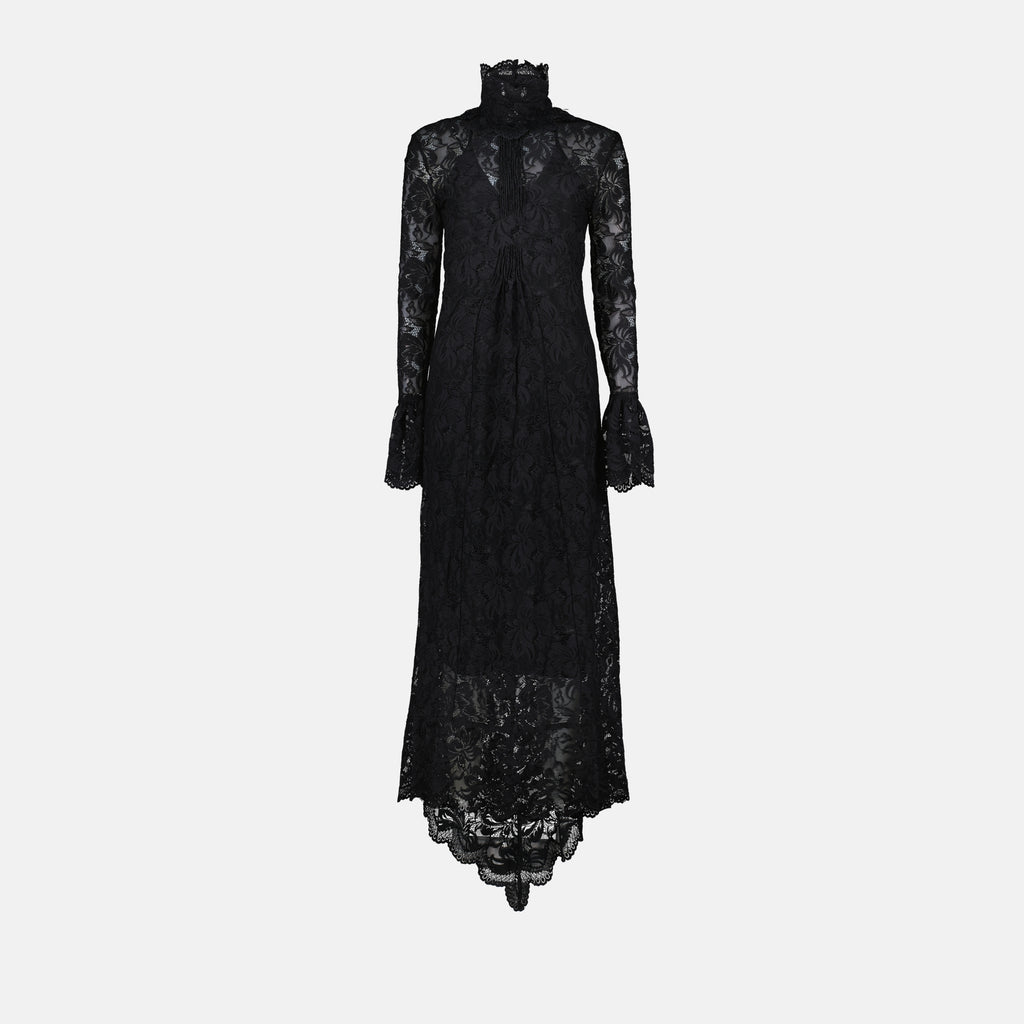 Vestidos Robe longue en dentelle Rabanne Negro Femme