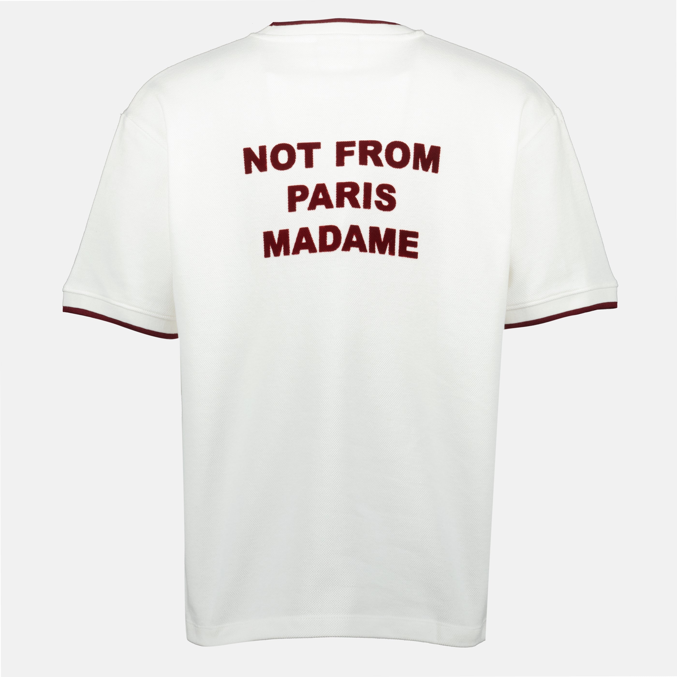 T-shirts T-shirt Slogan Drole De Monsieur Blanc Homme