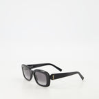 Brillen SL M130 Sonnenbrille Saint Laurent Schwarz Unisex