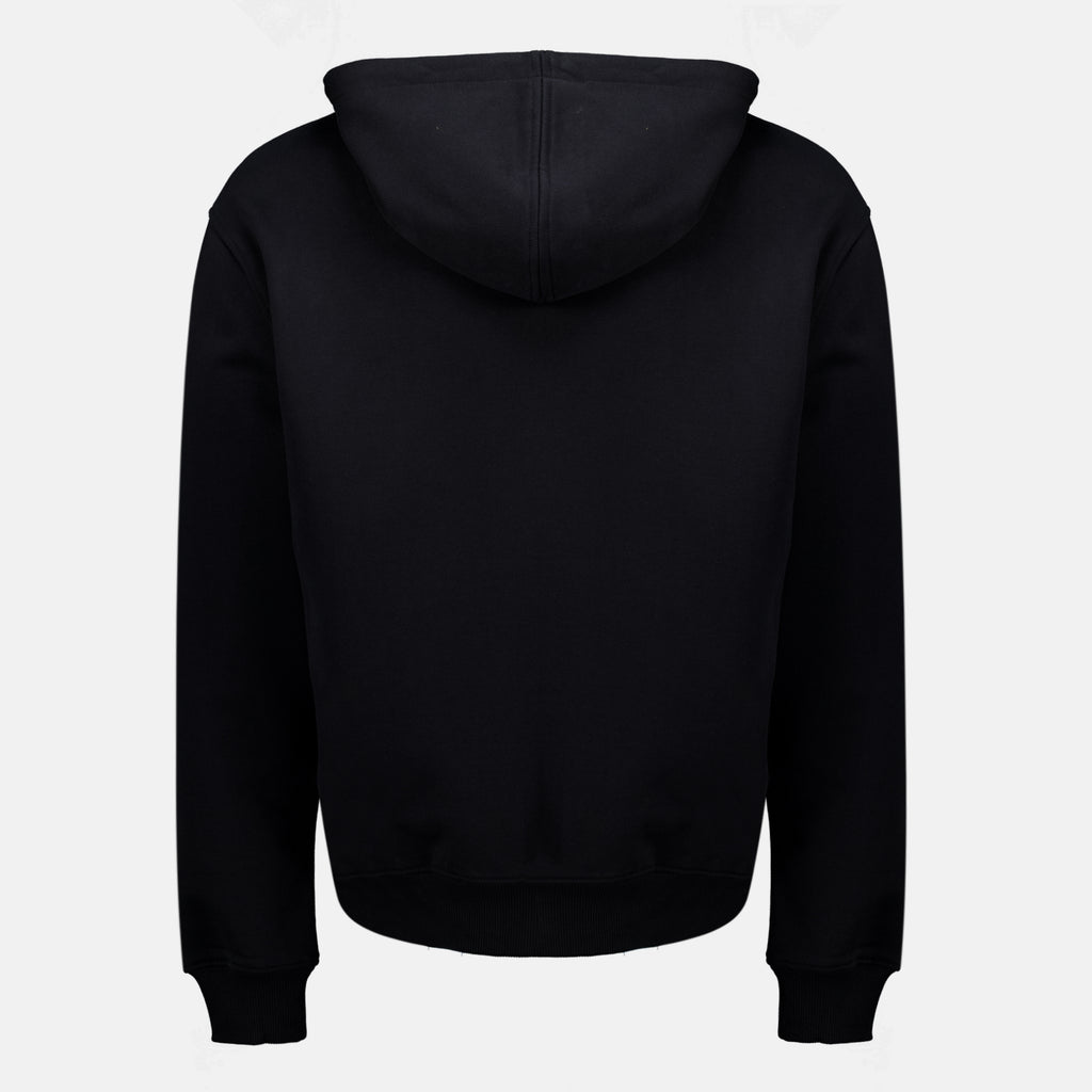 Sweatshirts AMI Heart Zip Sweatshirt in Black Ami PARIS Noir Homme