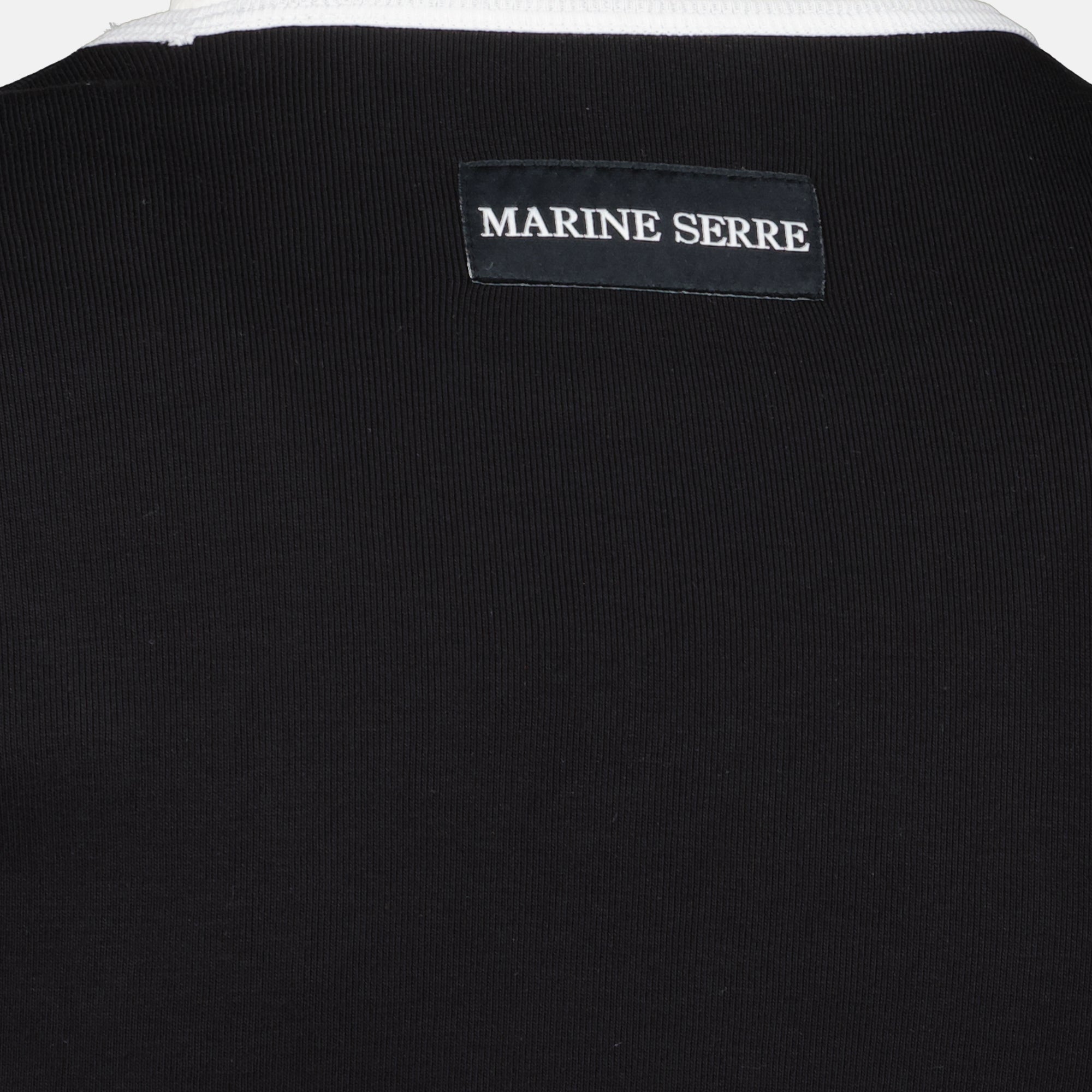 T-shirts T-shirt Moon noir Marine Serre Noir Femme