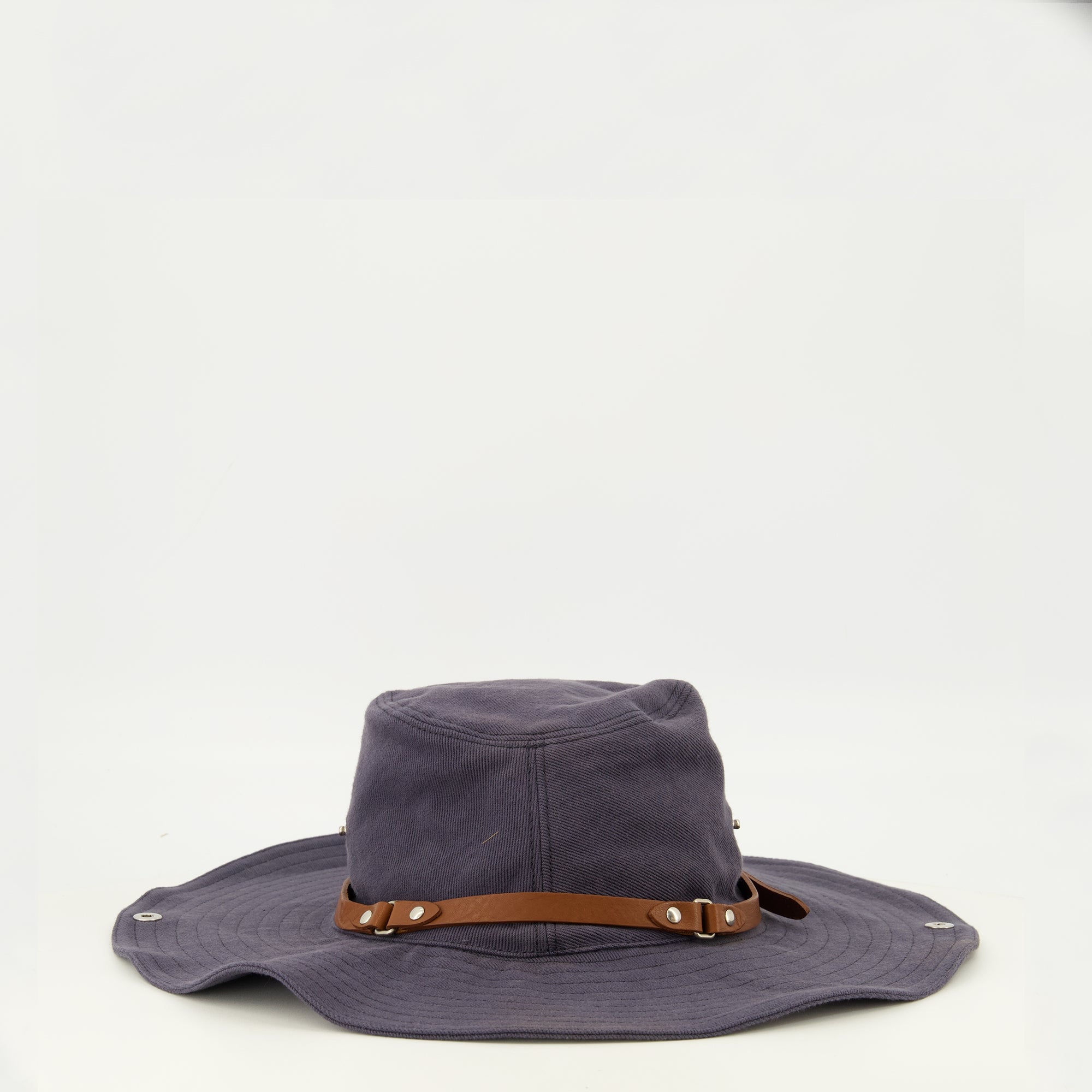 Chapeaux, casquettes et bonnets Chapéu Cowboy em Drill Azul Marinho Miu Miu Bleu foncé Femme