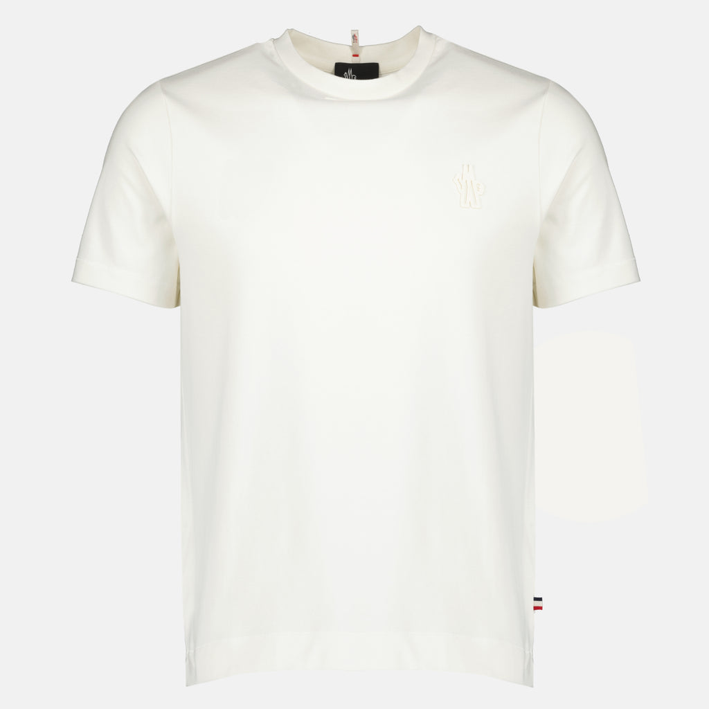 T-shirts Set di tre t-shirt in cotone nero, grigio e bianco Moncler Grenoble Multicolore Homme