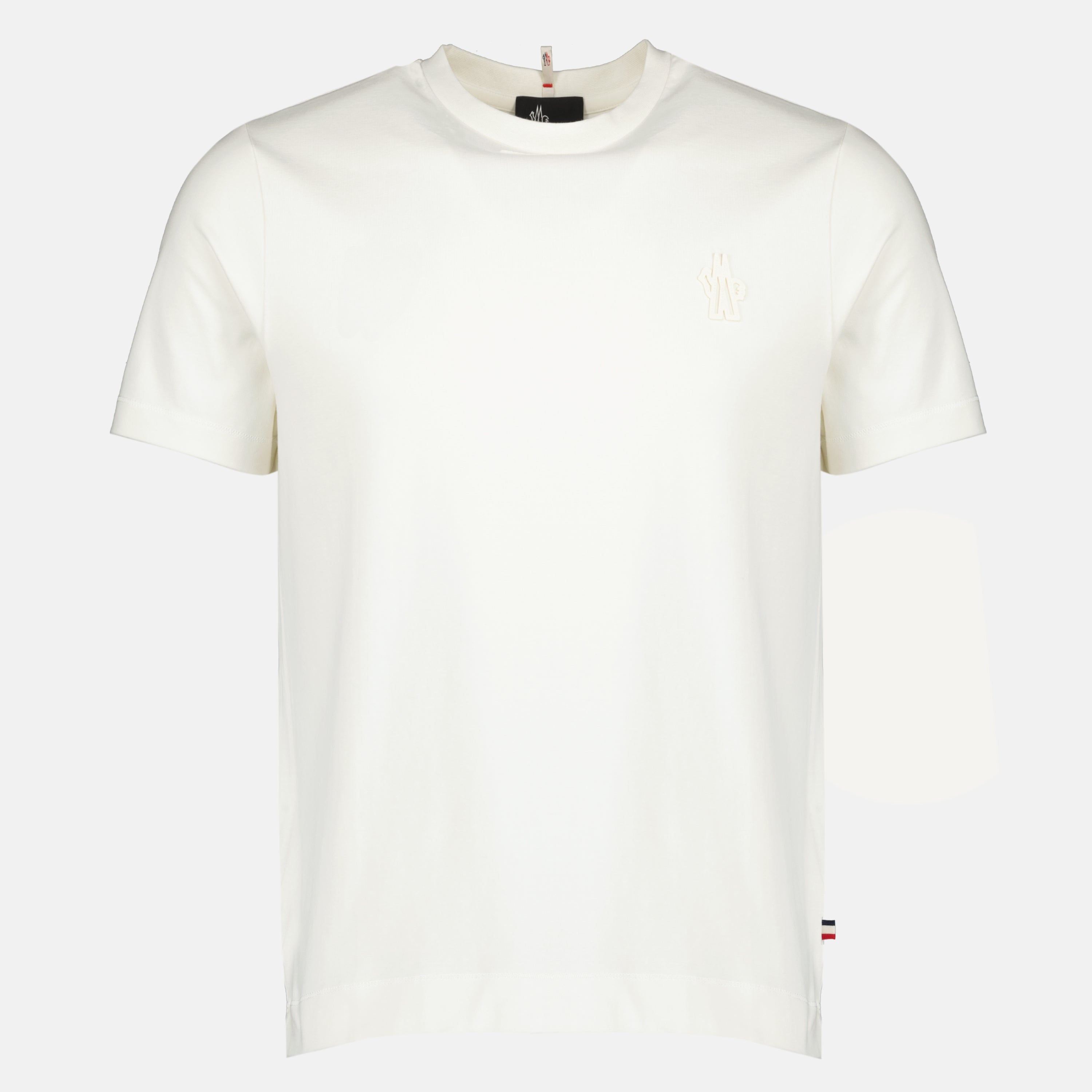 T-shirts Lot de trois t-shirts en coton noir, gris et blanc Moncler Grenoble Multicolore Homme