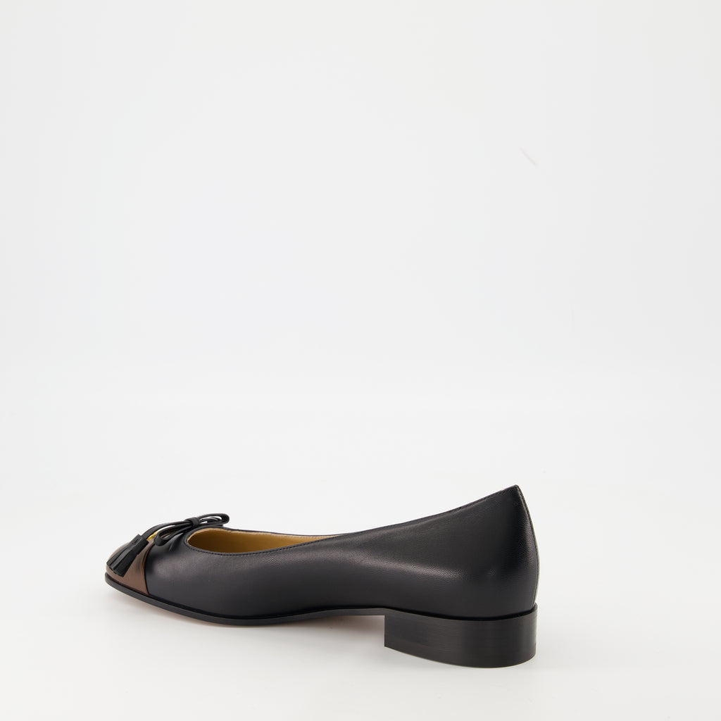 Chaussures plates Ballerines Valet du roi Valentino Garavani Noir Femme