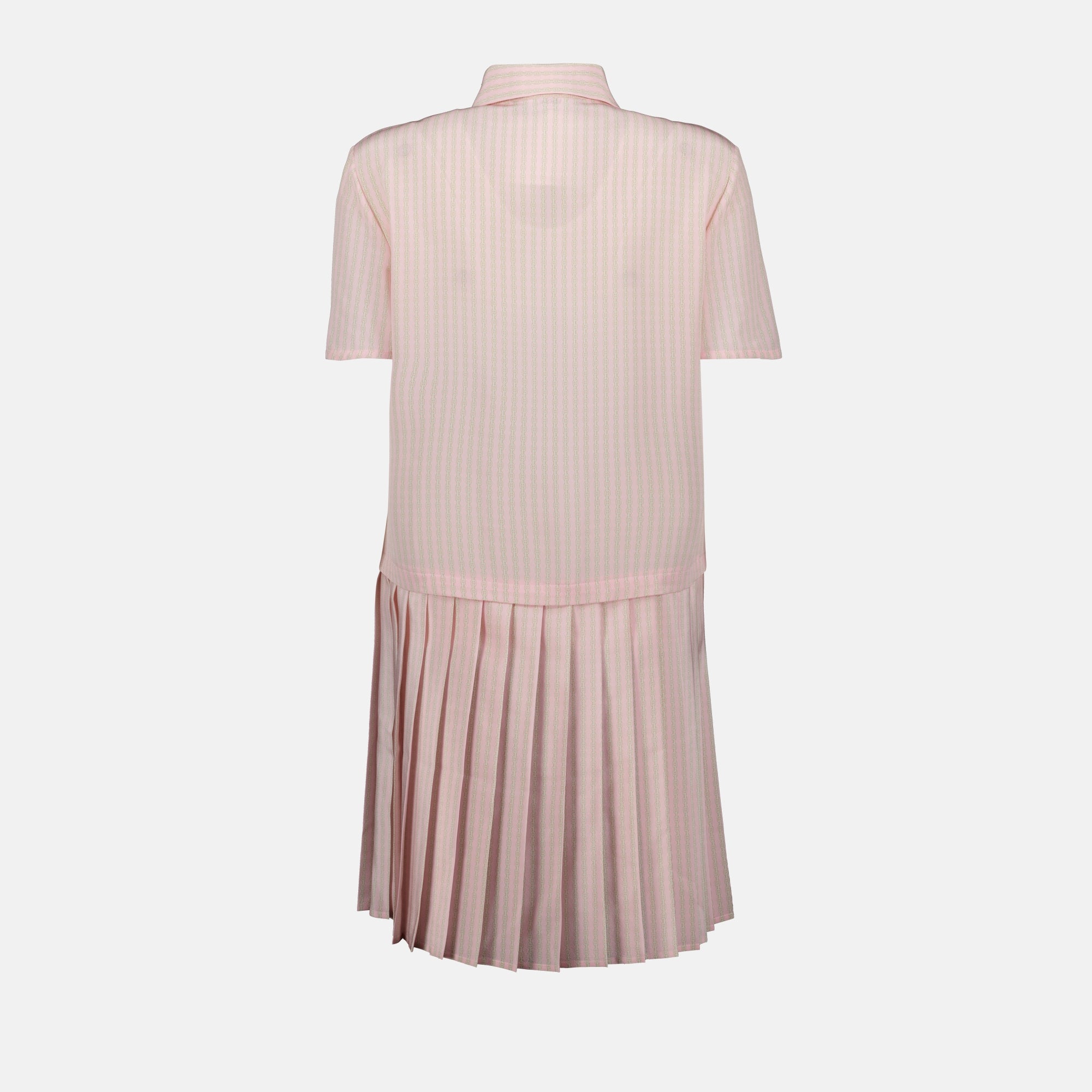 Abiti Abito Camicia in Setaforte Versace Rosa Femme
