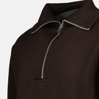 Strickwaren Reißverschluss-Pullover Courrèges Braun Homme