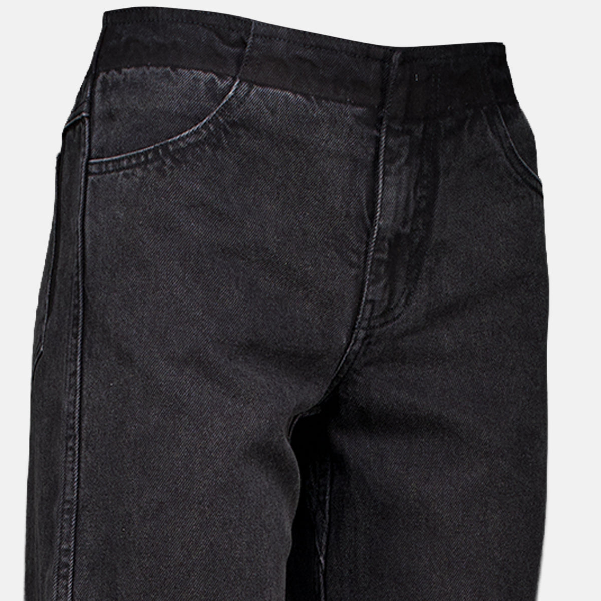 Pantalons Distressed Black Denim Jean Christopher Esber Noir Femme