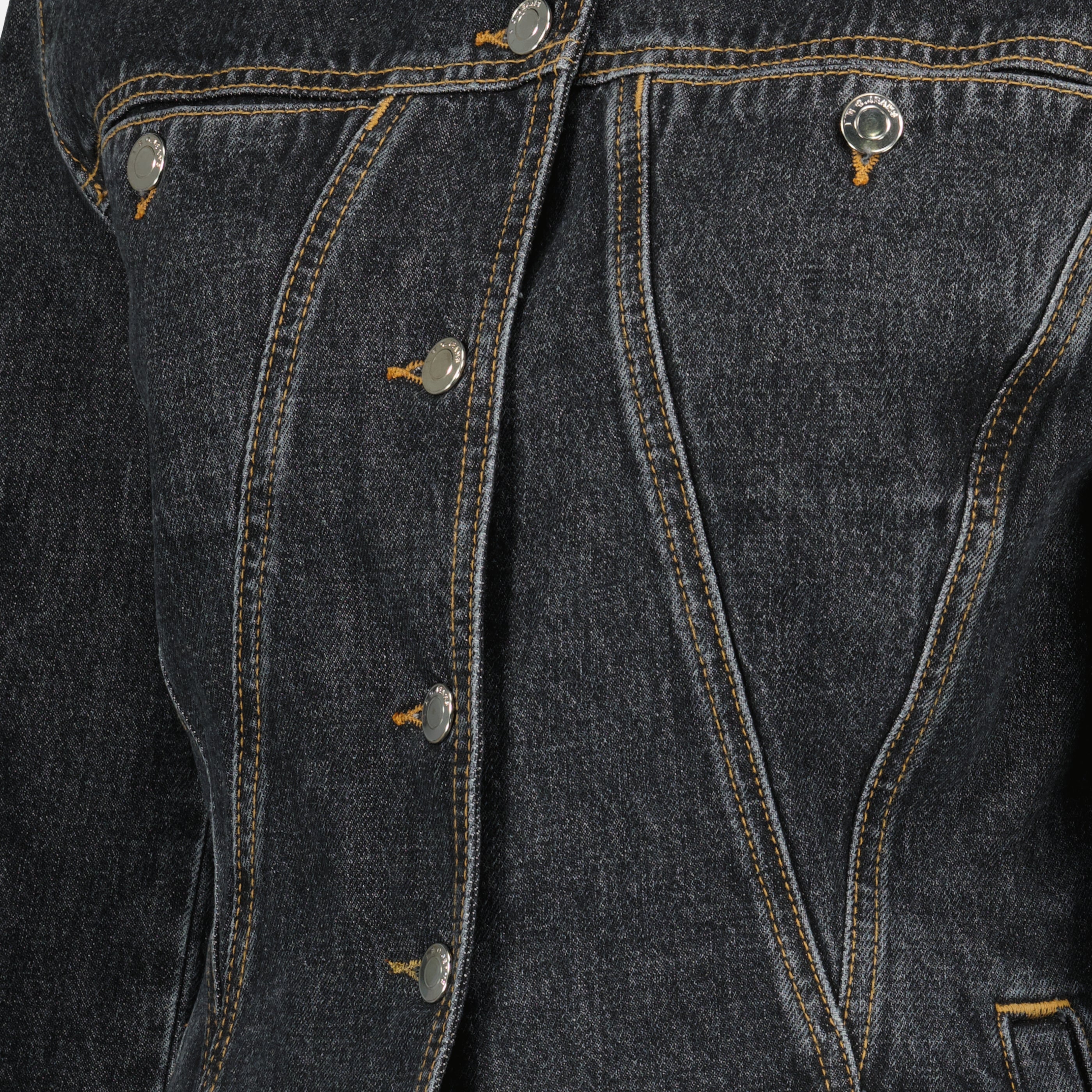 Vestes Casaco de Denim Azul Escuro Iro Bleu foncé Femme