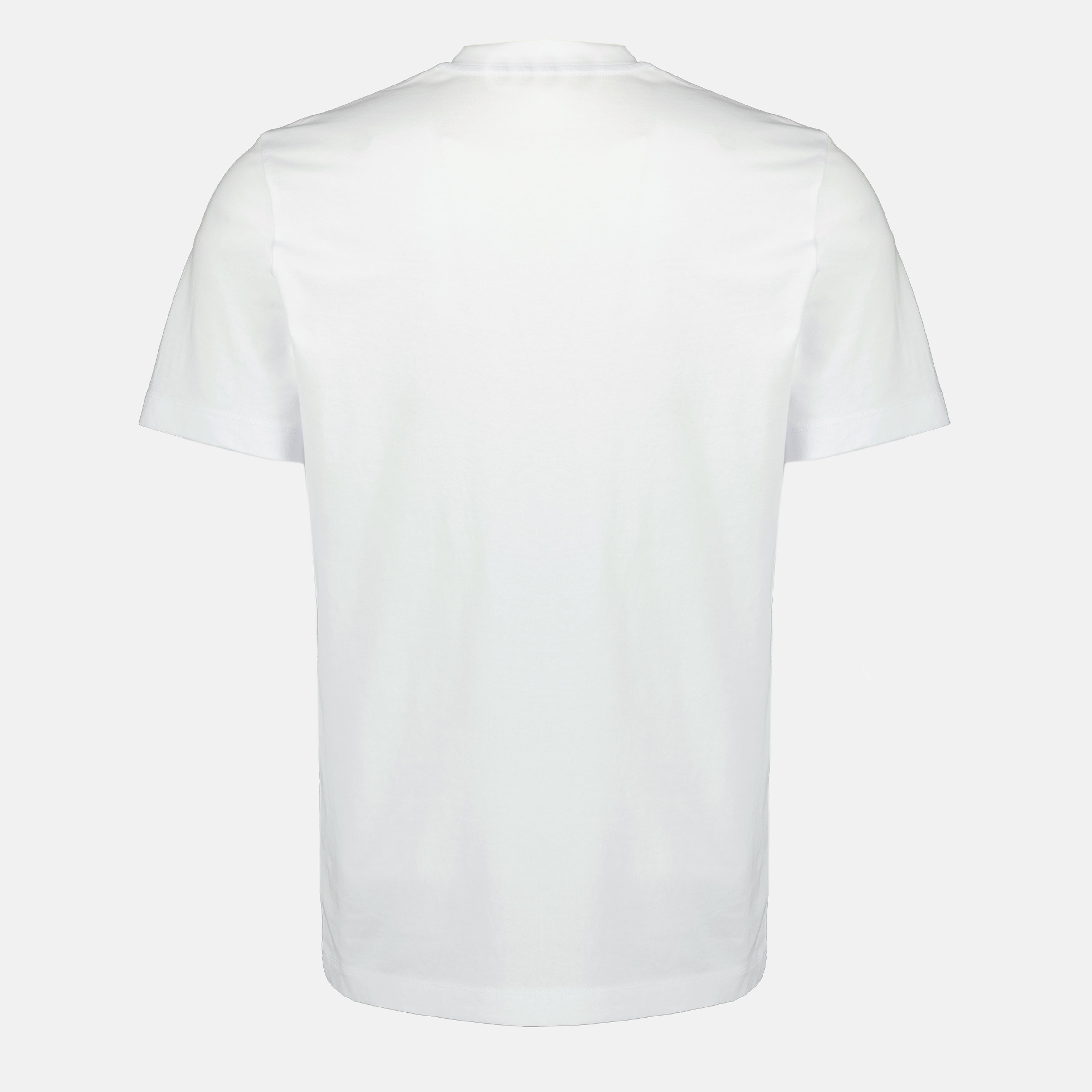 Image de l'article T-shirt à logo floqué blanc de la marque Moncler pour Homme - Saison Printemps-Été 2026 - Vue de Dos