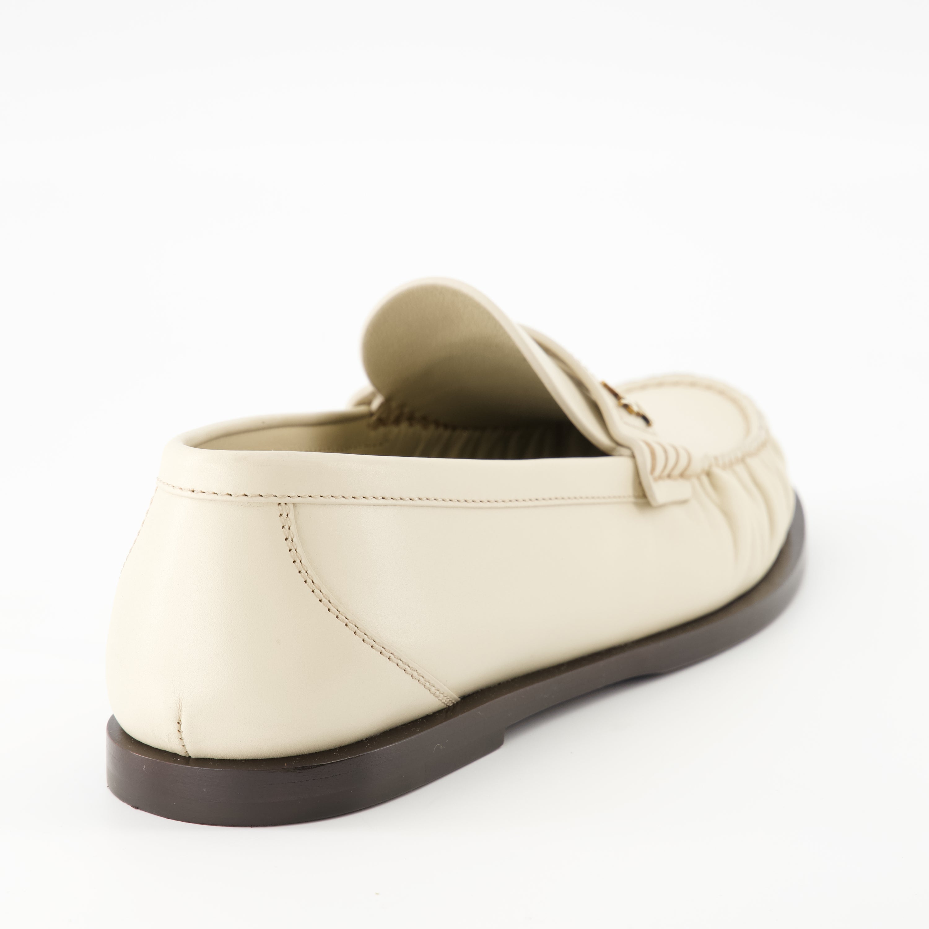 Loafers Laurent Loafers Saint Laurent White Women
