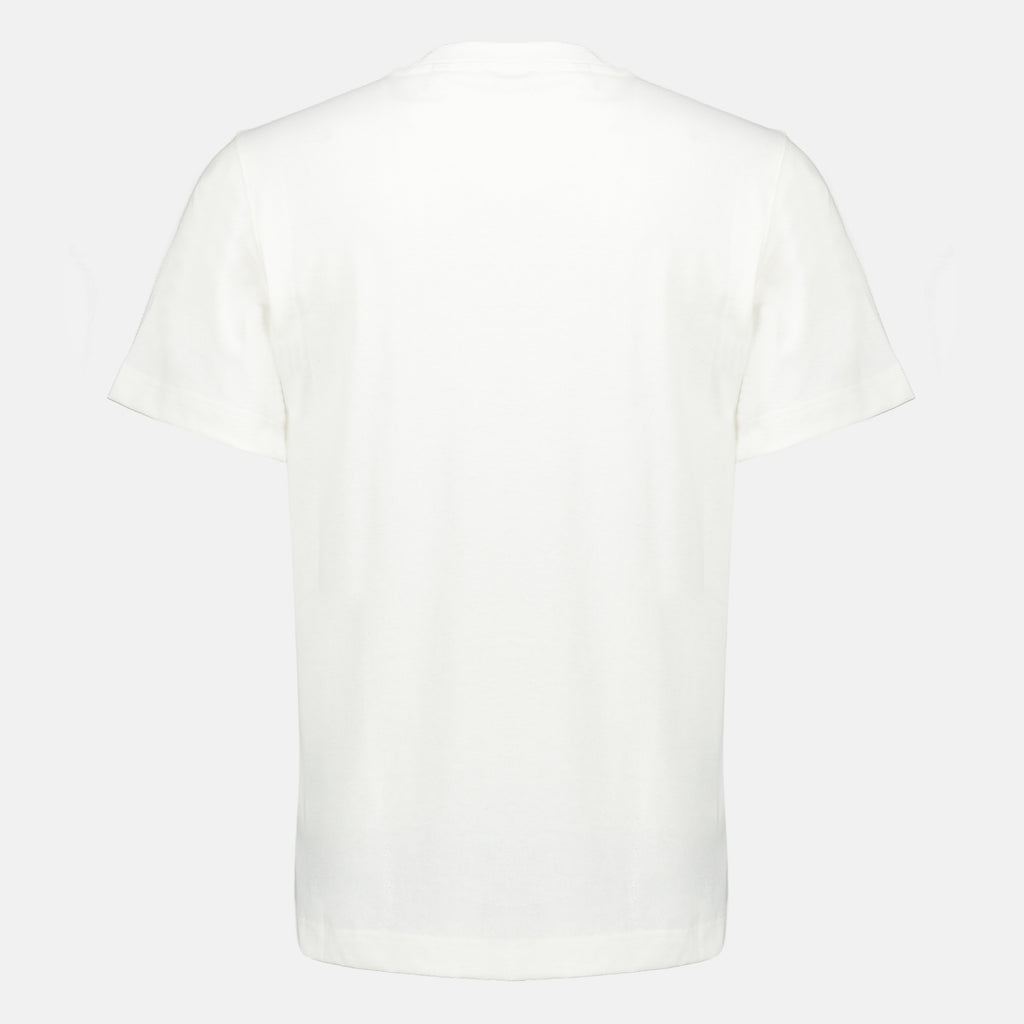 T-shirts Knight Check Weißes T-Shirt Burberry Blanc Homme