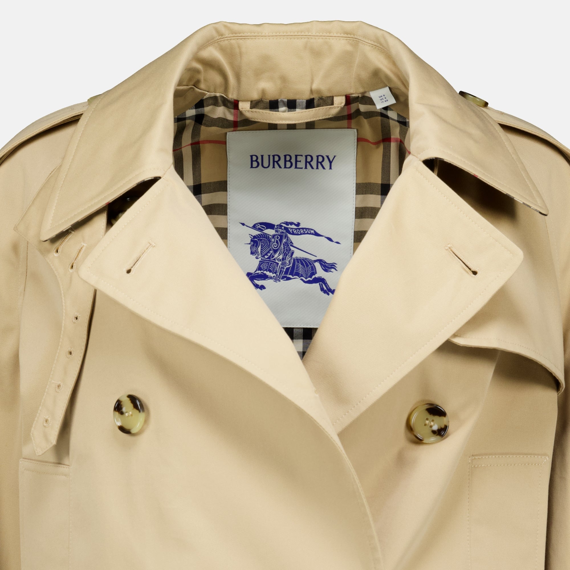 Manteaux Mayfair Beige Trench Coat Burberry Beige Femme