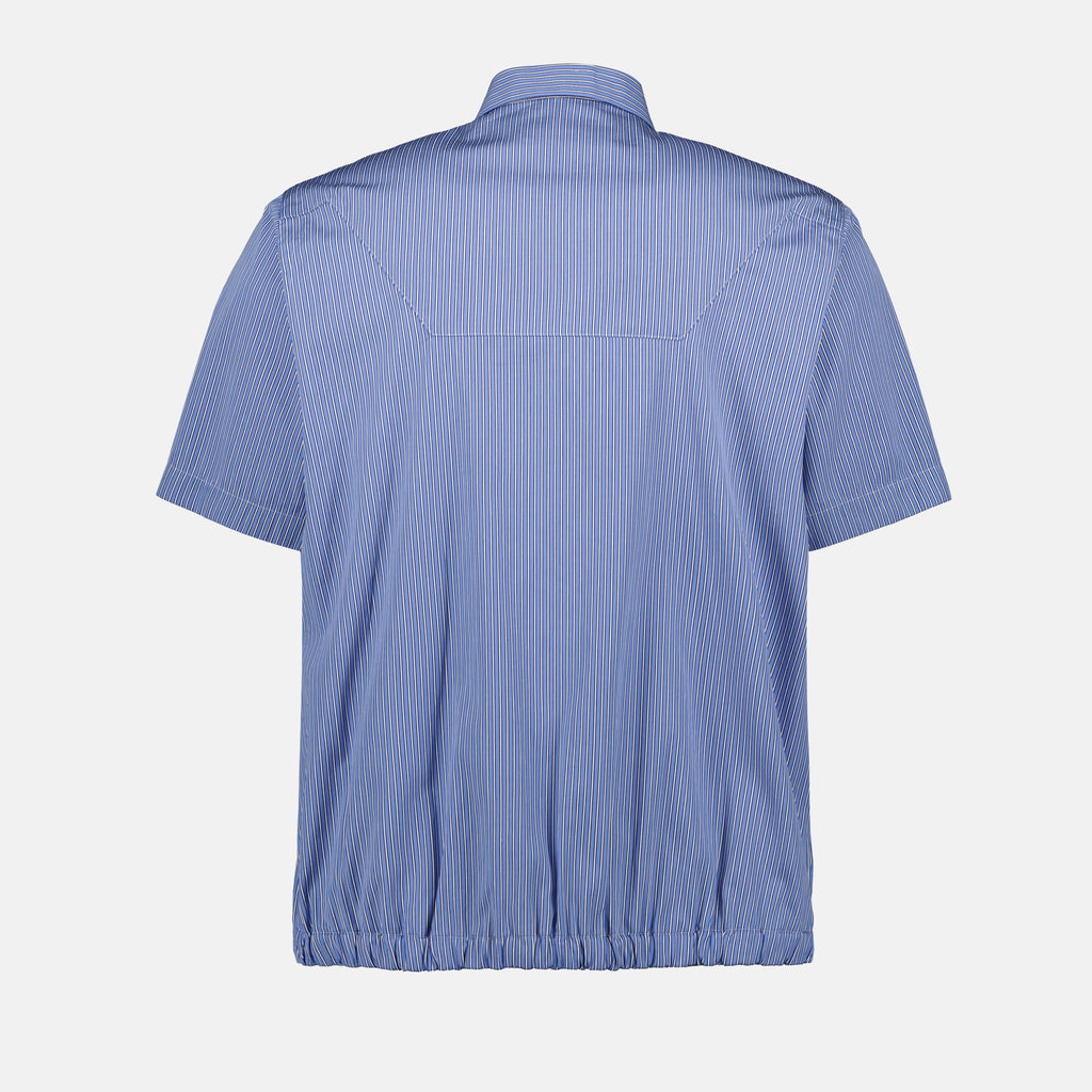 Chemises Chemise en coton à rayures Sacai Bleu Homme