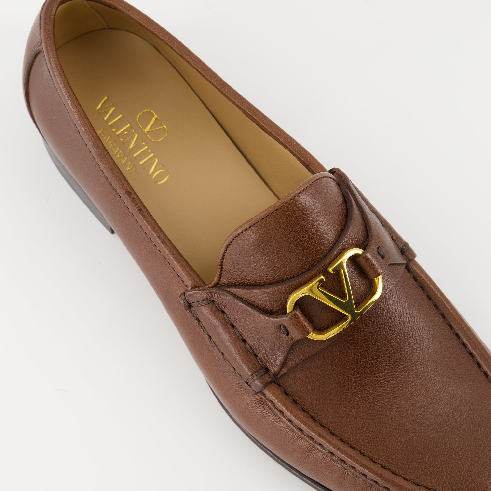 Mocassins VLogo Loafers Valentino Garavani Marron Homme