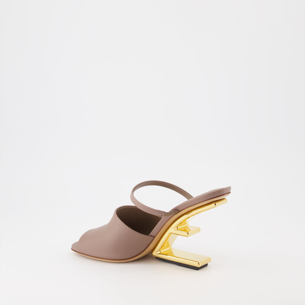Chaussures ouvertes Sandali Fendi First Beige Fendi Beige Femme