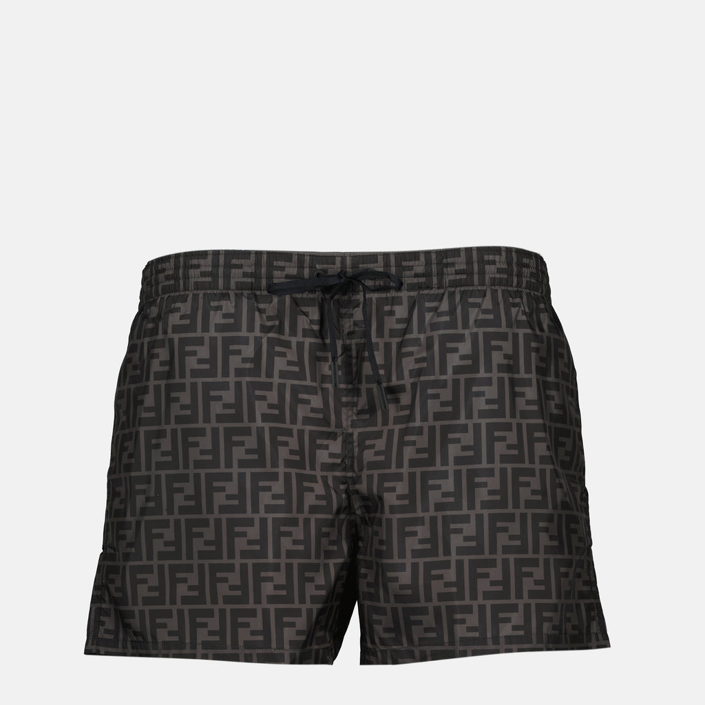 Imagem do artigo Fendi Homem Maiô FF cinza - Temporada Primavera-Verão 2026 - Vista Frontal