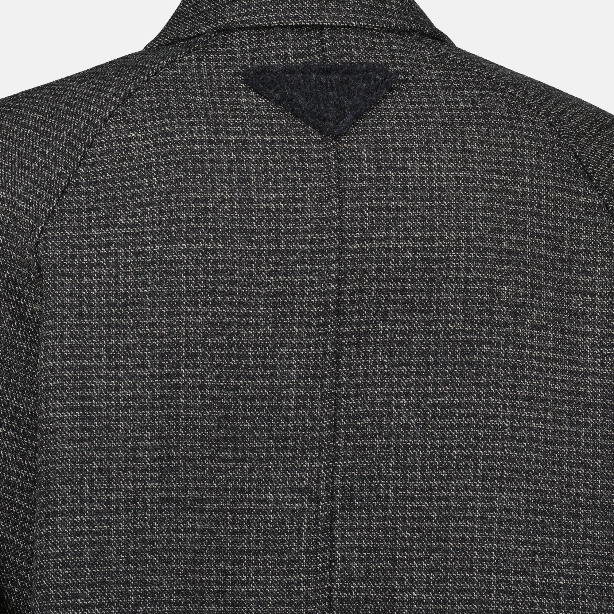 Image of the Prada Men's Wool Coat - Autumn-Winter 2025 - Detailed View_1